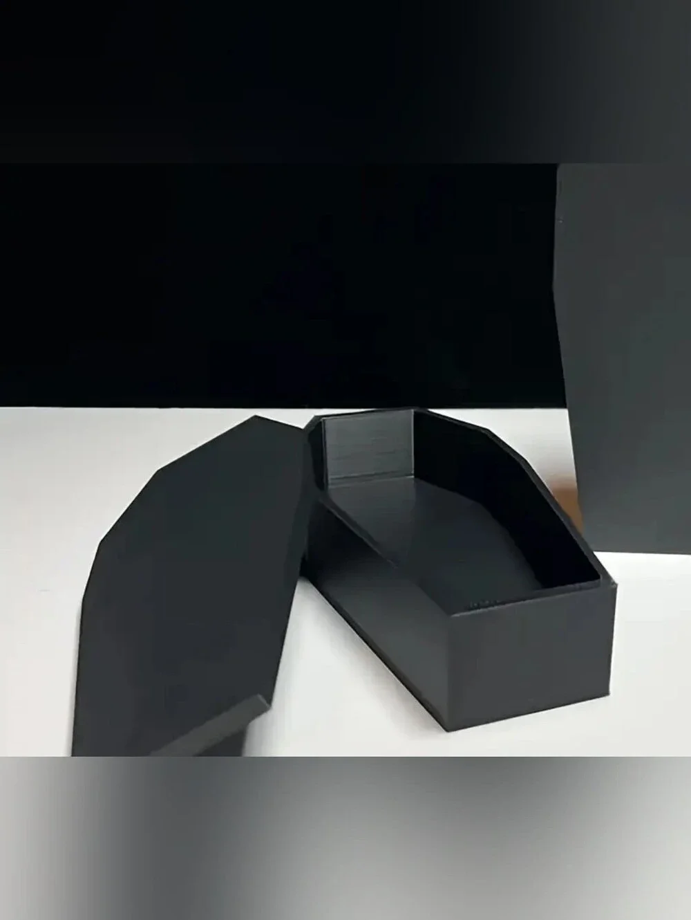 3d Printed Black Coffin Box